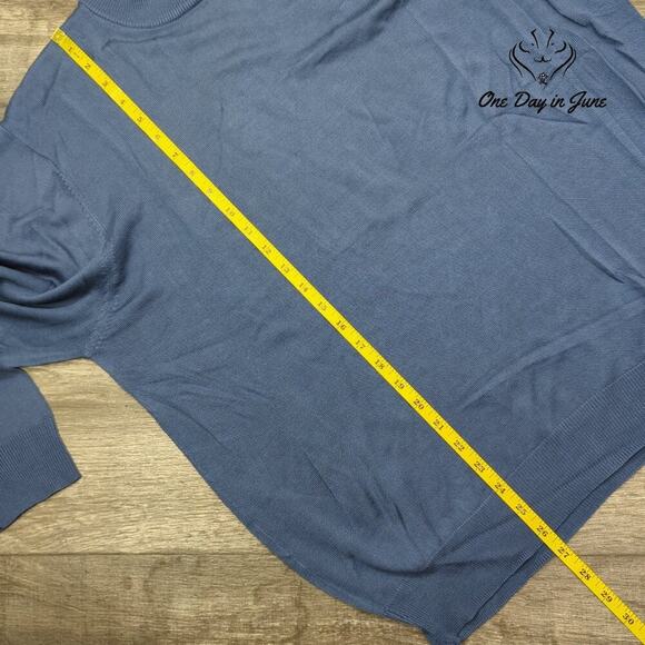 Jos. A. Bank Silk Pull Over Long Sleeve Sweater Size L - Picture 5 of 5